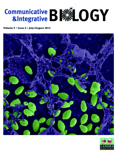 Figure 3. Cover of Communicative and Integrative Biology Volume 5, Issue 4 (July/August 2012).