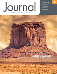 Cover image for Journal of the California Dental Association, Volume 46, Issue 10, 2018