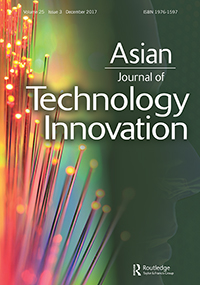 Cover image for Asian Journal of Technology Innovation, Volume 25, Issue 3, 2017