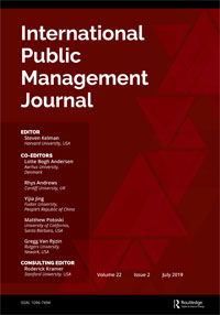 Cover image for International Public Management Journal, Volume 22, Issue 2, 2019