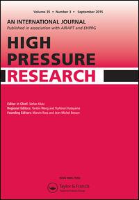 Cover image for High Pressure Research, Volume 6, Issue 1, 1990