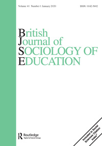 Cover image for British Journal of Sociology of Education, Volume 41, Issue 1, 2020