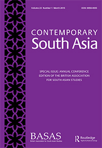 Cover image for Contemporary South Asia, Volume 23, Issue 1, 2015