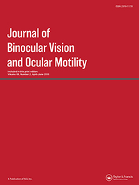 Cover image for Journal of Binocular Vision and Ocular Motility, Volume 68, Issue 2, 2018