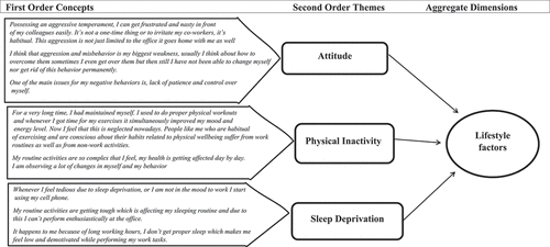 Figure 4. Individual lifestyle factor as a non-work antecedent of workplace.