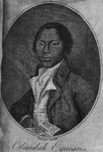 Fig. 3 Portrait of Olaudah Equiano, a prominent Britain of non-European origin, taken from the frontispiece of his 1789 autobiography.
