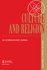 Cover image for Culture and Religion, Volume 20, Issue 1, 2019