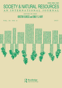 Cover image for Society & Natural Resources, Volume 36, Issue 8, 2023