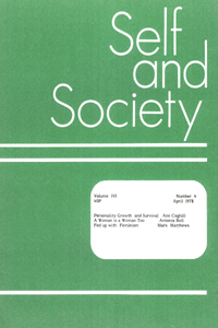 Cover image for Self & Society, Volume 6, Issue 4, 1978