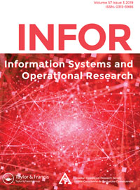 Cover image for INFOR: Information Systems and Operational Research, Volume 57, Issue 3, 2019