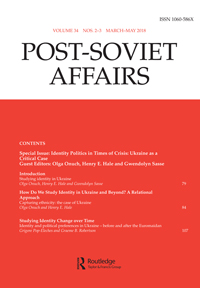 Cover image for Post-Soviet Affairs, Volume 34, Issue 2-3, 2018