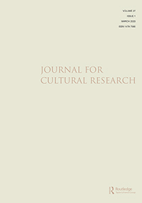 Cover image for Journal for Cultural Research, Volume 27, Issue 1, 2023