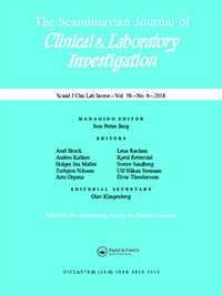 Cover image for Scandinavian Journal of Clinical and Laboratory Investigation, Volume 78, Issue 6, 2018