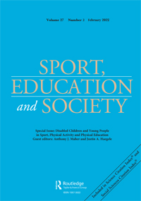 Cover image for Sport, Education and Society, Volume 27, Issue 2, 2022