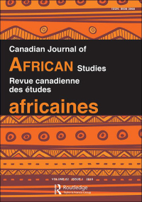 Cover image for Canadian Journal of African Studies / Revue canadienne des études africaines, Volume 30, Issue 1, 1996