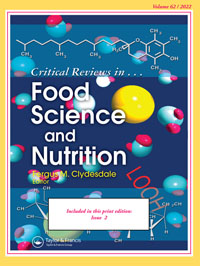 Cover image for Critical Reviews in Food Science and Nutrition, Volume 62, Issue 2, 2022