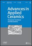Cover image for Advances in Applied Ceramics, Volume 111, Issue 4, 2012