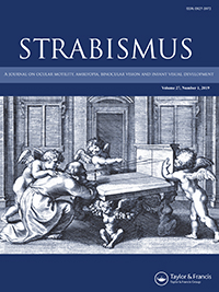 Cover image for Strabismus, Volume 27, Issue 1, 2019