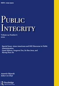 Cover image for Public Integrity, Volume 24, Issue 6, 2022