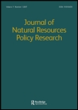 Cover image for Journal of Natural Resources Policy Research, Volume 5, Issue 2-3, 2013