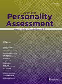 Cover image for Journal of Personality Assessment, Volume 99, Issue 6, 2017