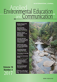 Cover image for Applied Environmental Education & Communication, Volume 16, Issue 4, 2017