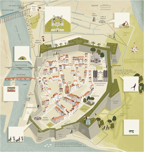 Figure 24. Map of Berwick-upon-Tweed for English Heritage