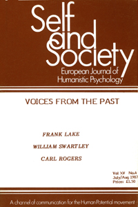 Cover image for Self & Society, Volume 15, Issue 4, 1987