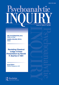 Cover image for Psychoanalytic Inquiry, Volume 42, Issue 5, 2022