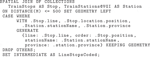 Figure 6. Process “Geo-coding of Stops as Station”.