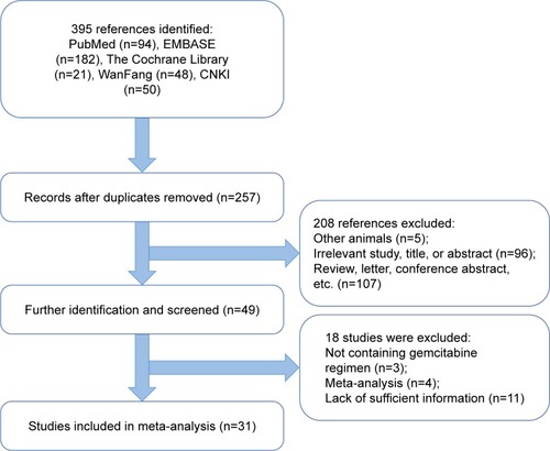 Figure 1 Flow diagram of study selection.