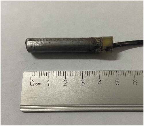 Figure 1. Steel rebar specimen.