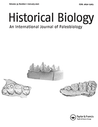 Cover image for Historical Biology, Volume 33, Issue 1, 2021