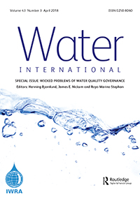 Cover image for Water International, Volume 43, Issue 3, 2018
