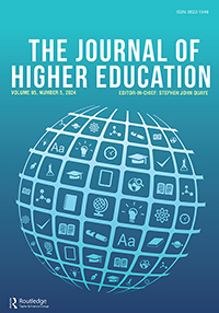 Cover image for The Journal of Higher Education, Volume 95, Issue 5, 2024