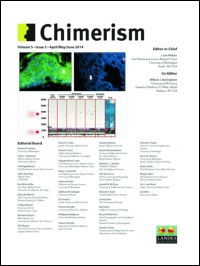 Cover image for Chimerism, Volume 6, Issue 1-2, 2015