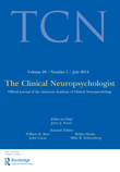 Cover image for The Clinical Neuropsychologist, Volume 28, Issue 5, 2014