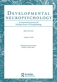 Cover image for Developmental Neuropsychology, Volume 45, Issue 3, 2020