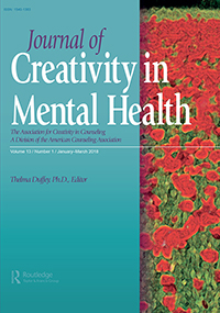 Cover image for Journal of Creativity in Mental Health, Volume 13, Issue 1, 2018