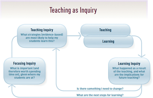 Figure 1. Teaching as inquiry.