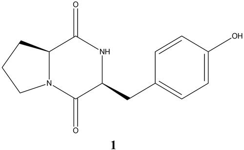 Figure 2. Molecular structure of maculosin.