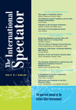 Cover image for The International Spectator, Volume 49, Issue 4, 2014