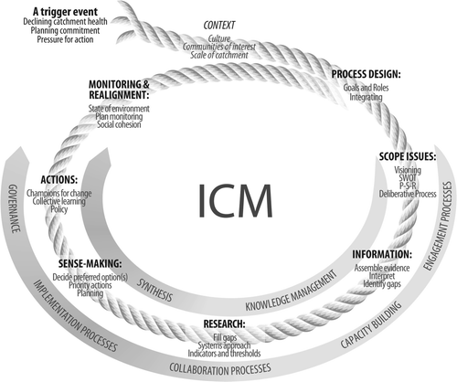 Figure 3  Integrated catchment management (ICM) as a process.