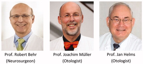 Figure 6. Surgeons from Julius-Maximilian University of Würzburg, Germany (in the year 1994) who suggested and supported MED-EL in developing the ABI system.