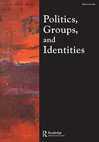 Cover image for Politics, Groups, and Identities, Volume 8, Issue 2, 2020