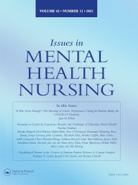 Cover image for Issues in Mental Health Nursing, Volume 42, Issue 12, 2021