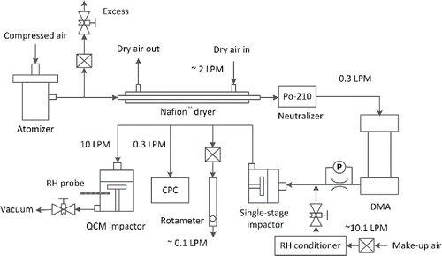 Figure 3. Experimental setup for QCM validation.