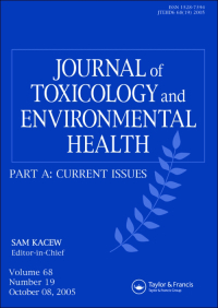 Cover image for Journal of Toxicology and Environmental Health, Part A, Volume 86, Issue 15, 2023