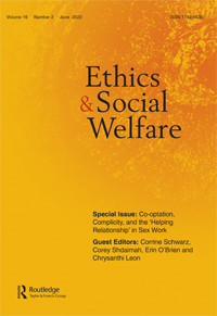 Cover image for Ethics and Social Welfare, Volume 16, Issue 2, 2022