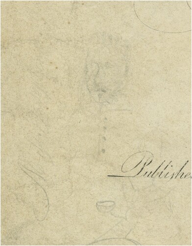 Figure 3. Detail of drawing of man on bottom half of Anna Johnson’s copy of “My Boyhood Home.” William T. Johnson Family Papers, Box 4, Louisiana and Lower Mississippi Valley Collections, LSU Libraries, Baton Rouge, La.